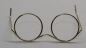 Preview: Brille ca. 5,5 cm gold ohne Gläser für Teddies oder Puppen Accessoire Requisite