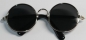 Preview: Brille Sonnenbrille 8 cm silber dunkle Gläser für Teddies oder Puppen Accessoire Requisite