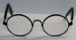 Preview: Brille 8 cm schwarz klare Gläser für Teddies oder Puppen Accessoire Requisite