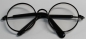 Preview: Brille 8 cm schwarz klare Gläser für Teddies oder Puppen Accessoire Requisite