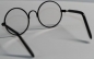 Preview: Brille 8 cm schwarz klare Gläser für Teddies oder Puppen Accessoire Requisite