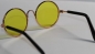 Preview: Brille Sonnenbrille 8 cm kupfer gelbe Gläser für Teddies oder Puppen Accessoire Requisite