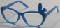 Preview: Brille 12 cm hellblau ohne Gläser aus Kunststoff für Teddies oder Puppen Accessoire Requisite