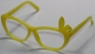 Preview: Brille 12 cm gelb ohne Gläser aus Kunststoff für Teddies oder Puppen Accessoire Requisite