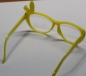Preview: Brille 12 cm gelb ohne Gläser aus Kunststoff für Teddies oder Puppen Accessoire Requisite