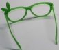 Preview: Brille 12 cm hellgrün ohne Gläser aus Kunststoff für Teddies oder Puppen Accessoire Requisite