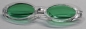 Preview: Brille 8,5 cm Kunststoff transparent grüne Gläser für Teddies oder Puppen Accessoire Requisite