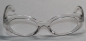 Preview: Brille 8,5 cm Kunststoff transparent durchsichtige Gläser für Teddies oder Puppen Accessoire Requisite