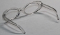 Preview: Brille 8,5 cm Kunststoff transparent durchsichtige Gläser für Teddies oder Puppen Accessoire Requisite