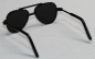 Preview: Brille 6,5 cm schwarz Gläser schwarz für Teddies oder Puppen Accessoire Requisite