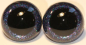 Preview: 1 Paar Sicherheitsaugen Glitter Purpurblau