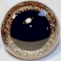 Preview: 1 Paar Sicherheitsaugen Glitter Antikgold