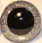 Preview: 1 Paar Sicherheitsaugen Glitter Nebel