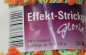 Preview: Wolle Gloria Effekt -Strickgarn 50 g 100 % Polyamid Farbe hellgrün orange türkis