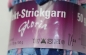 Preview: Wolle Gloria Effekt -Strickgarn 50 g 100 % Polyamid Farbe rosa hellblau blau türkis