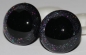 Preview: 1 Paar Sicherheitsaugen Glitter Holo irisierend Schwarz