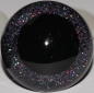 Preview: 1 Paar Sicherheitsaugen Glitter Holo irisierend Schwarz