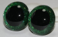 Preview: Sicherheitsaugen Glitter Holo irisierend Grün 3