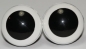 Preview: 1 Paar 20 mm Sicherheitsaugen Comic Ball weiß schwarz