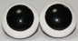 Preview: 1 Paar 30 mm Sicherheitsaugen Comic Ball weiß schwarz