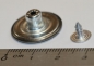 Preview: 1 Knopf aus Metall für Jeans ca. 2 cm