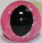Preview: Katzenaugen Drachenaugen Glitzer Glitter Pink