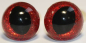 Preview: Katzenaugen Drachenaugen Glitzer Feuerrot_2