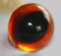 Preview: KT02 Katzenaugen Drachenaugen gelborange transparent