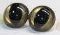 Preview: 1 Paar Katzenaugen Drachenaugen 30 mm Sicherheitsaugen Champagner gold metallic