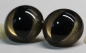 Preview: 1 Paar Katzenaugen Drachenaugen 30 mm Sicherheitsaugen Champagner gold metallic
