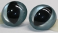 Preview: 1 Paar Katzenaugen Drachenaugen 30 mm Sicherheitsaugen Salbeigrün metallic