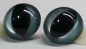 Preview: 1 Paar Katzenaugen Drachenaugen 30 mm Sicherheitsaugen Salbeigrün metallic