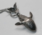 Preview: Kette silbern mit Anhänger Wal