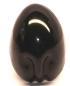 Preview: Sicherheitsnase 11 mm x 16 mm Koala hart schwarz glänzend mit Sicherheitsscheibe
