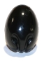 Preview: Sicherheitsnase 15 mm x 22 mm Koala hart schwarz glänzend mit Sicherheitsscheibe