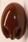 Preview: Sicherheitsnase 18 mm x 26 mm Koala hart braun glänzend mit Sicherheitsscheibe