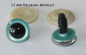 Preview: 1 Paar Sicherheitsaugen Lagune metallic