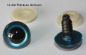 Preview: 1 Paar Sicherheitsaugen Perlblau metallic