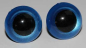Preview: 1 Paar Sicherheitsaugen Blau metallic