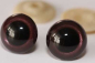 Preview: 1 Paar Sicherheitsaugen Aubergine metallic