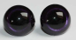 Preview: 1 Paar Sicherheitsaugen dunkelviolett metallic
