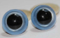 Preview: 1 Paar Sicherheitsaugen taubenblau metallic