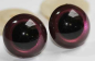 Preview: 1 Paar Sicherheitsaugen wein metallic