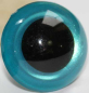 Preview: Sicherheitsaugen wasserblau metallic