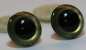 Preview: 1 Paar Sicherheitsaugen Citrine Gold metallic