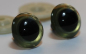 Preview: 1 Paar Sicherheitsaugen Citrine Gold metallic