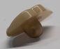 Preview: 1 Mund beige zum Annähen 13 mm x 25 mm