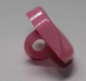 Preview: 1 Mund light pink zum Annähen 13 mm x 25 mm