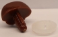 Preview: Sicherheitsnase 20 mm x 14 mm Hund hart braun glänzend mit Sicherheitsscheibe