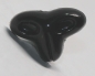 Preview: Sicherheitsnase 13 x 10 mm Fuchs hart schwarz mit Sicherheitsscheibe